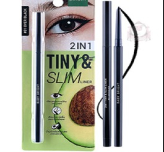 آيلاينر 2 في 1 مع زيت الأفوكادو 2 in 1 Eyeliner Pencil with Avocado Oil Extract