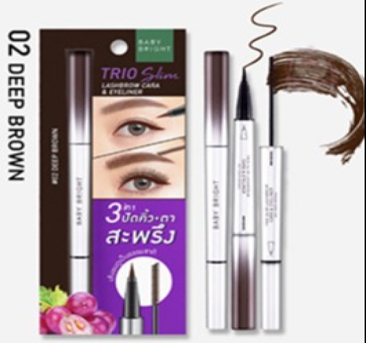 قلم 3 في 1 للعيون والرموش والحواجب 3-in-1 Eye, Lash, and Brow Makeup Pen