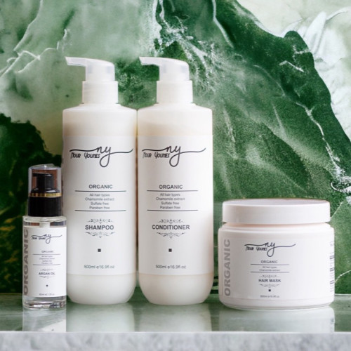 سیت العناية بالشعر من نور يونس Nour Younes Hair Care Set