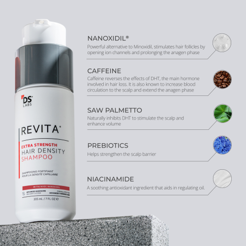 شامبو ريفيتا اكسترا للرجال والنساء الذين يعانون من تساقط الشعر Revita Extra Strength Hair DENSITY Shampoo