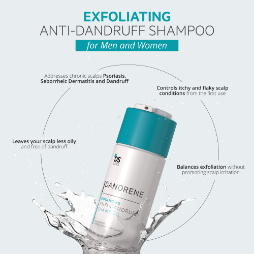 شامبو داندرين المضاد للقشرة Dandrene Exfoliating Anti-Dandruff Shampoo