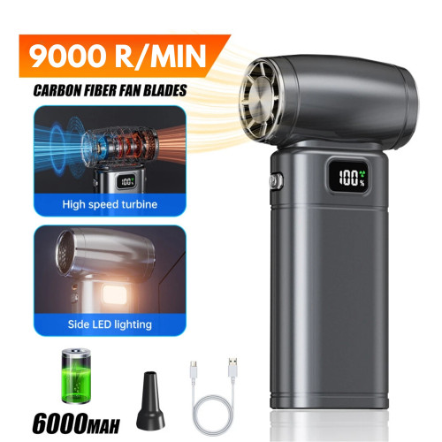 منفاخ محمول لاسلكي 9000 دورة بالدقيقة قوة دفع عالية Wireless Portable Blower