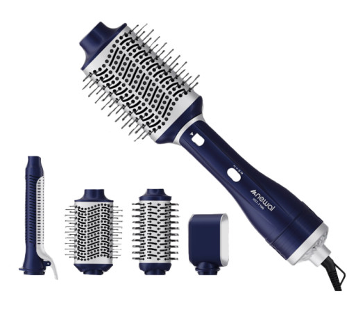 مصفف شعر 4 في 1 للشعر المبلل والجاف 4in1 hair styler set for wet & dry hair