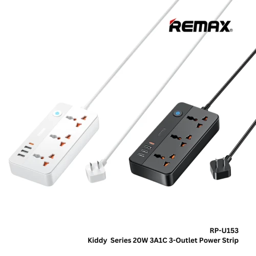 شريط الطاقة ريماكس RP-U153 بقوة 20 واط REMAX 20W RP-U153 Power Strip