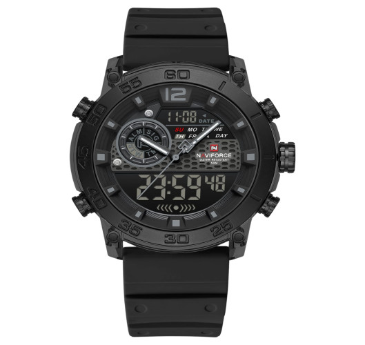 ساعة رجالية Naviforce NF6104 Dual-Display Sport Watch