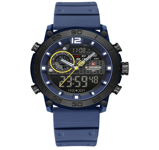 ساعة رجالية Naviforce NF6104 Dual-Display Sport Watch