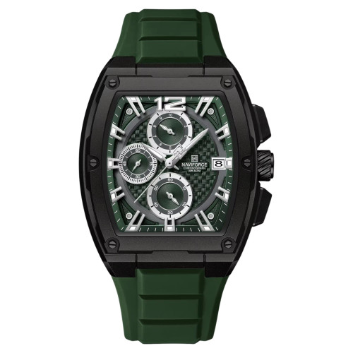 ساعة رجالية Naviforce NF8050 Barrel-Chronograph Watch