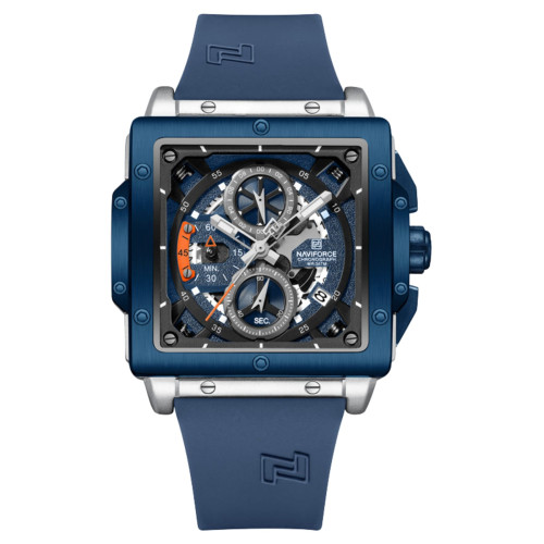 ساعة رجالية Naviforce NF8064 Chronograph Square Watch