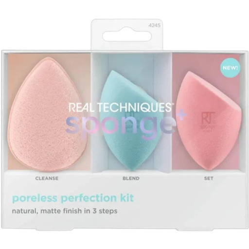 طقم إسفنجات مكياج 3 قطع Poreless Perfection Makeup Sponge 3 Pcs Set