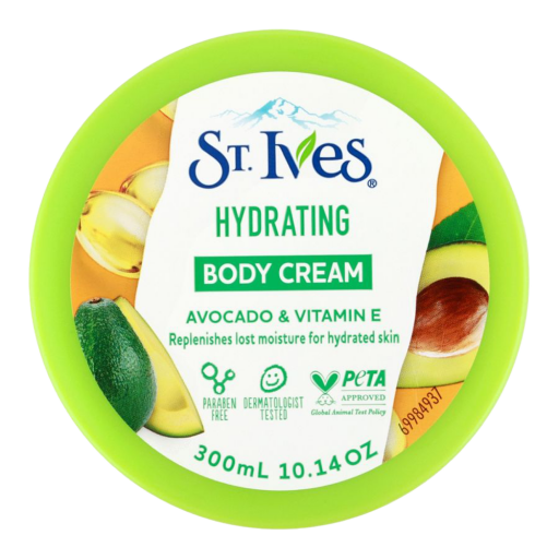 كريم جسم مرطب بالأفوكادو وفيتامين E Glowing Body Cream with Avocado & Vitamin E