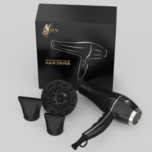مجفف شعر احترافي 2600 واط بنظام حماية حرارية Professional Hair Dryer 2600W With Thermal Protection System