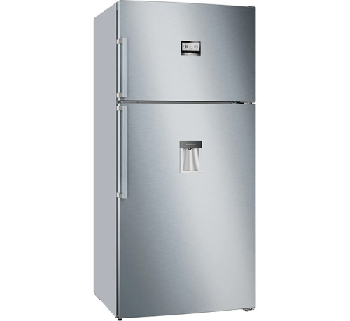 ثلاجة فريزر قائمة بذاتها بفريزر علوي – ستانلس ستيل مقاوم لبصمات الأصابع سيريز 6 Series 6 Free-standing Fridge-Freezer with Freezer at Top