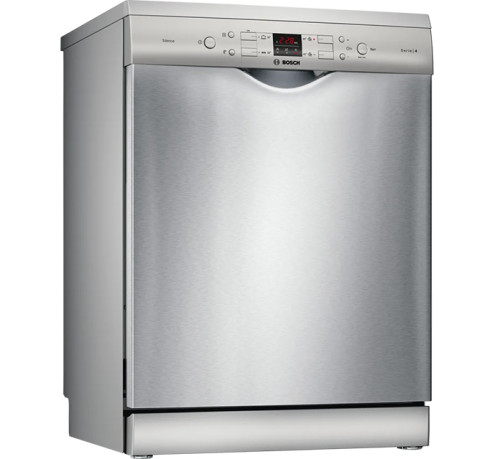 غسالة صحون قائمة بذاتها سيريز 4 – ستانلس ستيل مقاوم للبصمات Series 4 Free-Standing Dishwasher – Brushed Steel Anti-Fingerprint