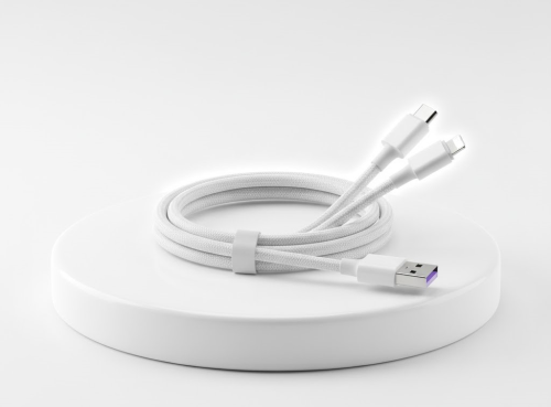 كابل شحن سريع 3 في 1 (1 متر / 1000 ملم) 3-in-1 Fast Charging Cable (1M/1000)