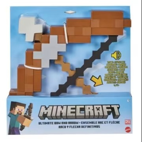 القوس والسهم البني في ماين كرافت Brown Bow And Arrow Minecarft