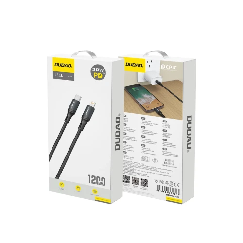 كابل شحن سريع من Type-C إلى Lightning" Fast Charging Cable Type-C to Lightning