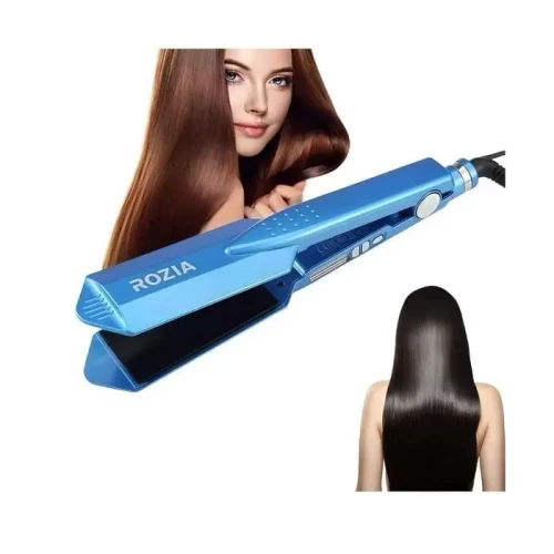مكواة فرد الشعر السيراميكية روزيا – ألواح أيونية Rozia Ceramic Hair Straightener – Ionic Plates