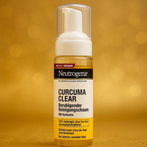رغوة نيتروجينا بالكركم لتنظيف وتهدئة البشرة Neutrogena Curcuma Clear Calming Cleansing Foam