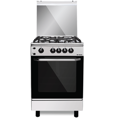 طباخ فريش فاير فورنو 55 × 55 - 4 مشاعل ستيل Fresh Fire Forno 55 x 55 Cooker - 4 Burners Stainless Steel