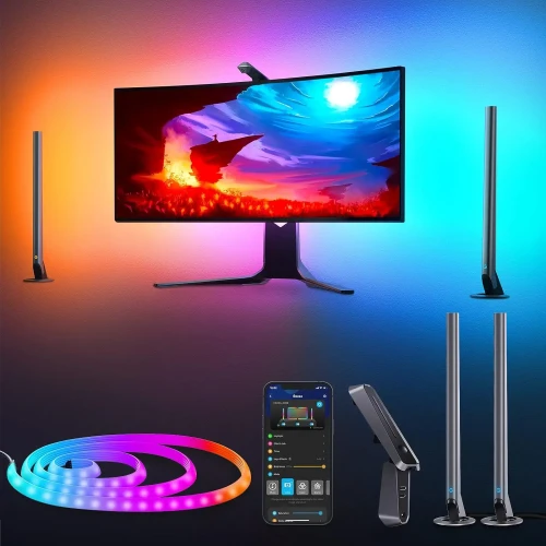 ضوء ألعاب Govee DreamView G1 Pro – شريطين ضوء (موديل H604A) ضوء ألعاب Govee DreamView G1 Pro – شريطين ضوء (موديل H604A)