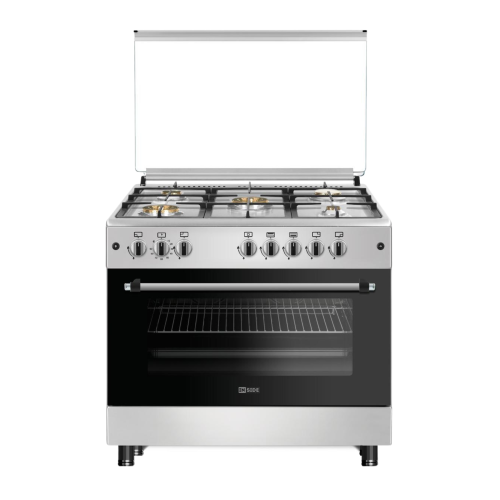طباخ  انسايد 5 مشاعل نظام بوري - ستيل Inside Gas Cooker - 5 Burners - Steel