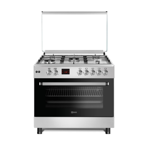 طباخ انسايد 5 مشاعل ستيل - سيفتي Inside Gas Cooker - 5 Burners - Steel - Safety