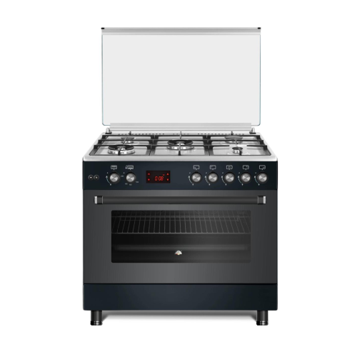 طباخ غازي انسايد - 5 مشاعل - ستيل - فيلي Inside Gas Cooker - 5 Burners - Steel - Philly