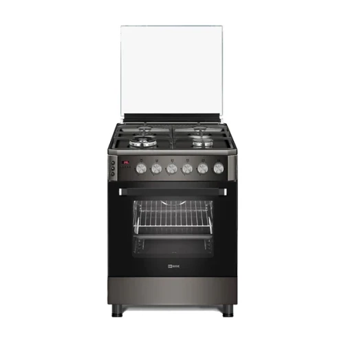 طباخ انسايد 4 مشاعل سيفتي - مميز لون دخاني Inside Gas Cooker - 4 Burners - Smokeless