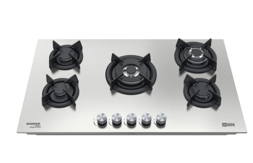 طباخ غازي انسايد - 4 مشاعل - بلت ان - سيفتي Gas cooker inside -5 burners - built-in - safety