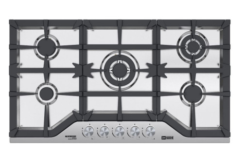 طباخ غازي انسايد - 5 مشاعل ستيل - بلت ان - سيفتي Gas cooker inside -5 burners  Steel built-in - safety