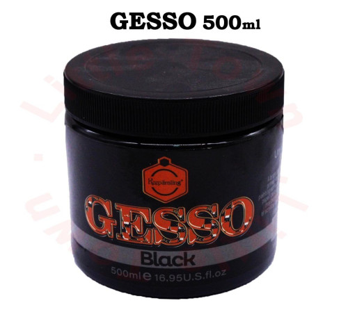 جيسو اسود 500مل Gesso 500ml - Keep smiling