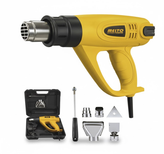 مسدس الهواء الحراري الاحترافي 2000 واط مع حقيبة ادوات HOT AIR GUN