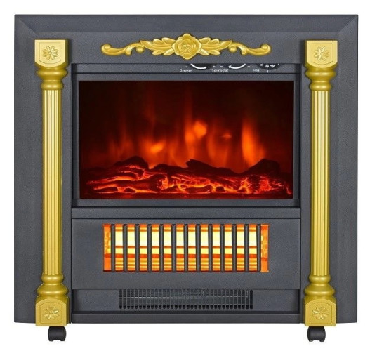 مدفأة كهربائية بوش مع منظر لهب electric heater Flame view  Boosh