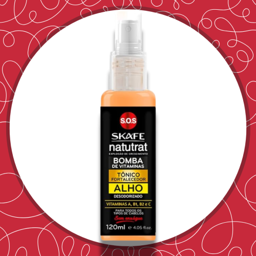 بخاخ تونك تحفيز النمو غني بمستخلصات الثوم ١٢٠ مل Garlic Extract Hair Tonic Spray