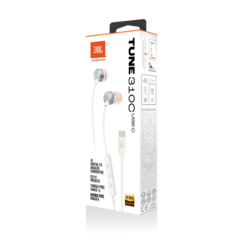جي بي إل Jbl T310 type-c Wired Earphone