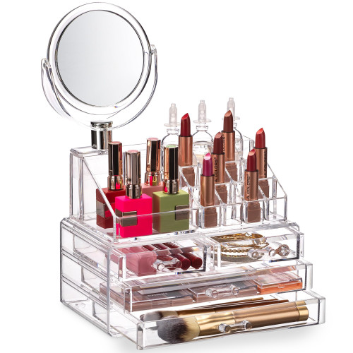 لوكر مكياج اكرلك مع مرايا Acrylic makeup locker with mirrors