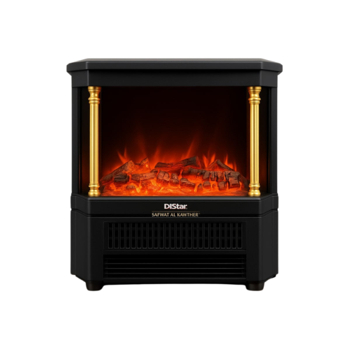مدفأه كهربائيه منظر فحم وهيتر دايستر Electric heater, display and Dister heater