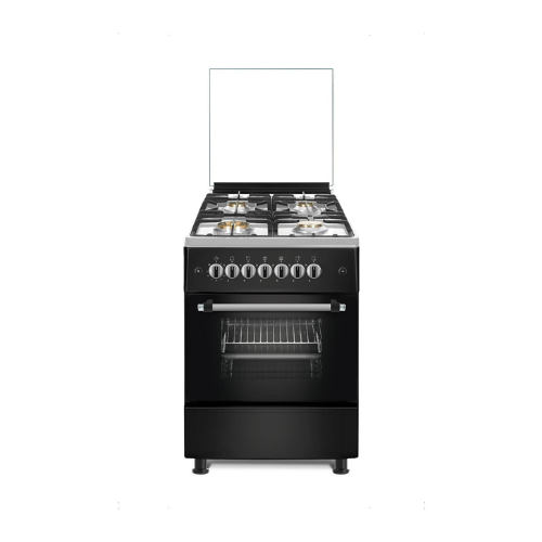 طباخ انسايد - 4 مشاعل نظام بوري Inside Gas Cooker - 4 Burners - Black