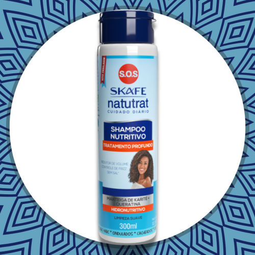 شامبو SOS الكيراتين و زبدة الشيا ٣٠٠ مل NOURISH SHAMPOO SOS NATUTRAT