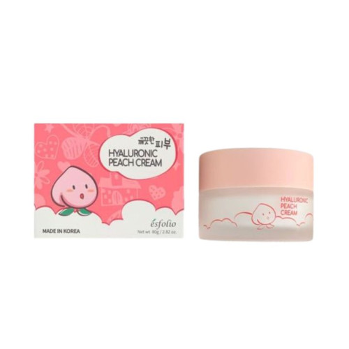 كريم مرطب بحمض الهيالورونيك وخلاصة الخوخ للبشرة الجافة Esfolio Hyaluronic Peach Moisturizing Face Cream For Dry Skin