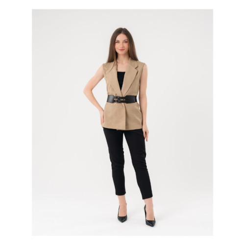 سترة بليزر (فيست) نسائية بدون أكمام Women's Sleeveless Blazer Vest