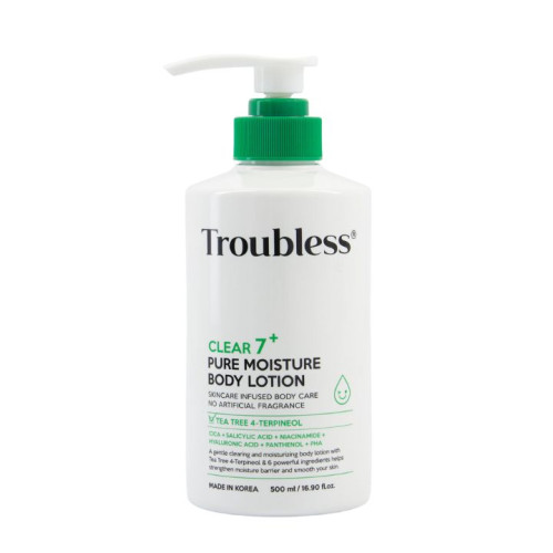 لوشن مرطب ومنقي للجسم بخلاصة شجرة الشاي Clear 7+ Tea Tree Terpineol Pure Moisture Body Lotion