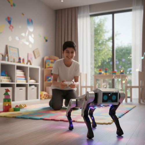 كلب آلي تفاعلي ذكي (روبوت) Interactive Smart Robotic Dog (Robot)