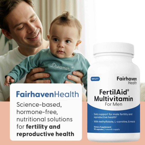 فيرتلتي إيد للرجال لتعزيز الخصوبة - 90 كبسولة FertilAid for Men Fertility Supplements for Men  -90 caps