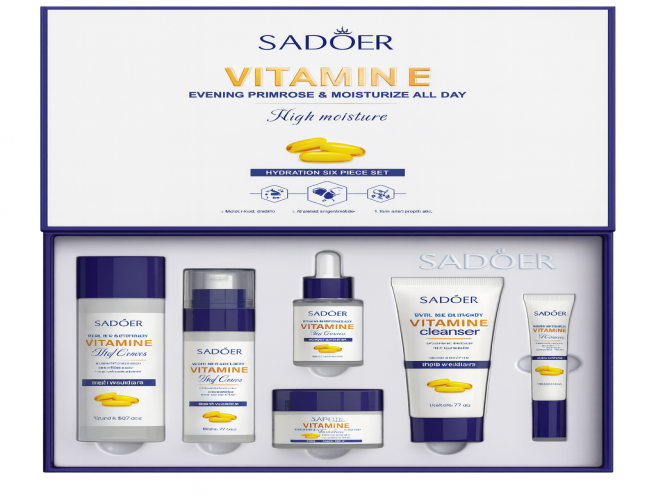 بكج العنايه للترطيب SADOER Vitamin E