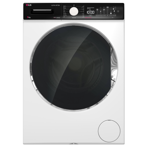 غسالة 8 كيلو فول اوتوماتيك محرك عالي الجودة تحكم رقمي لمس Front Front Loading Washing Machine 8 KG A+++ and Digital Touch Control