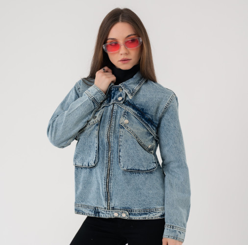 جاكيت جينز نسائي Women's  Denim Jacket