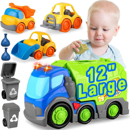 شاحنة قمامة المدينة المزدحمة للأطفال The busy city garbage truck for children
