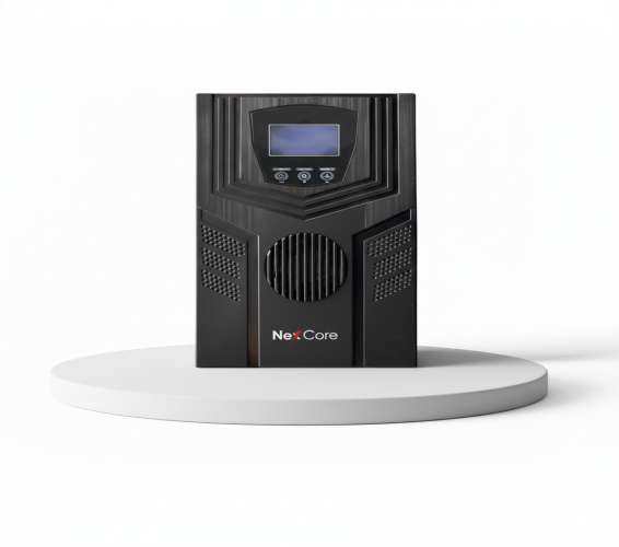 جهاز UPS– (3 كيلو فولت أمبير / 2400 واط، 6 بطاريات 12 فولت – 9 أمبير-ساعة، أونلاين) UPS NEX CORE - (3 KVA/2400W 6BT 12V-9AH ONLINE