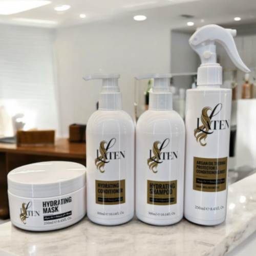 مجموعة لاتين لترطيب الشعر – 4 قطع LATEN Professional Hydration Hair Care Set – 4 Pcs